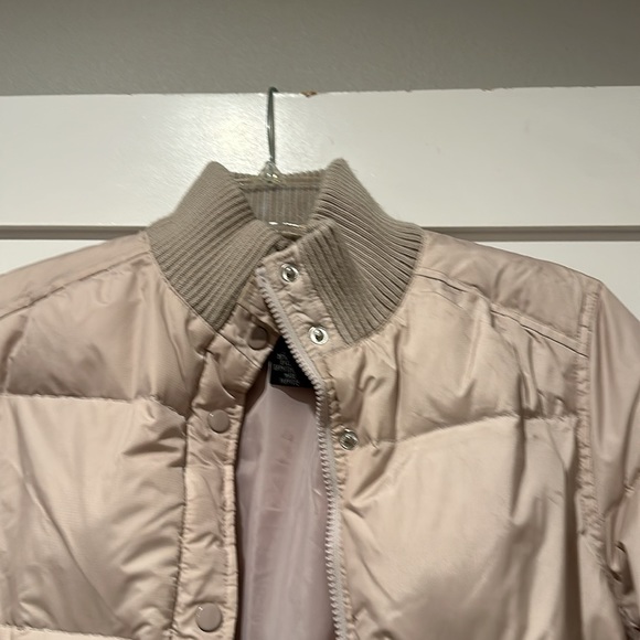 Club Monaco Puffer Jacket size S Cream Pinkish  color - Picture 3 of 9